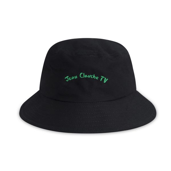 "Acid Jazz" Black Painter Bucket Hat