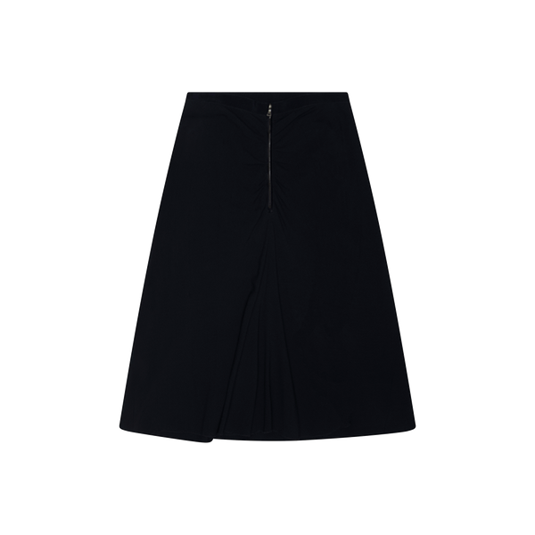 Prada Navy Flared Skirt