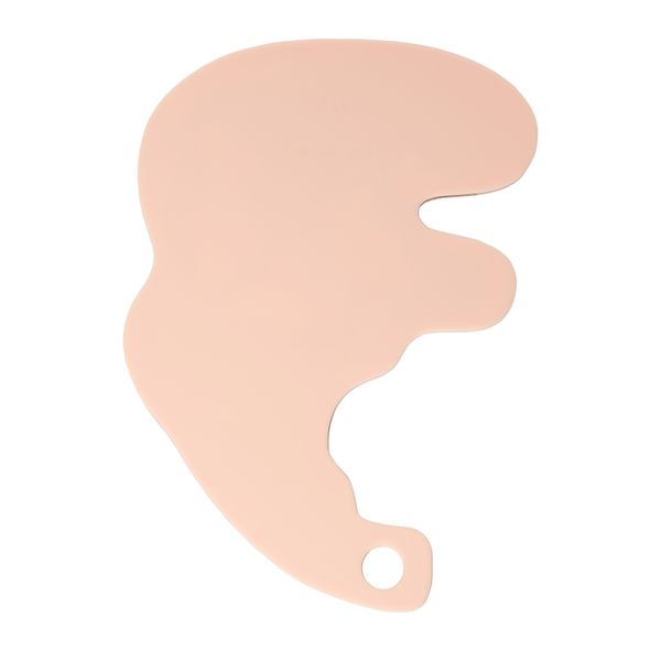 01 Curve Hand Mirror in Peach