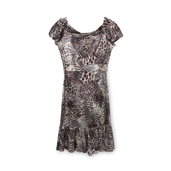 Blumarine Leopard Printed Dress