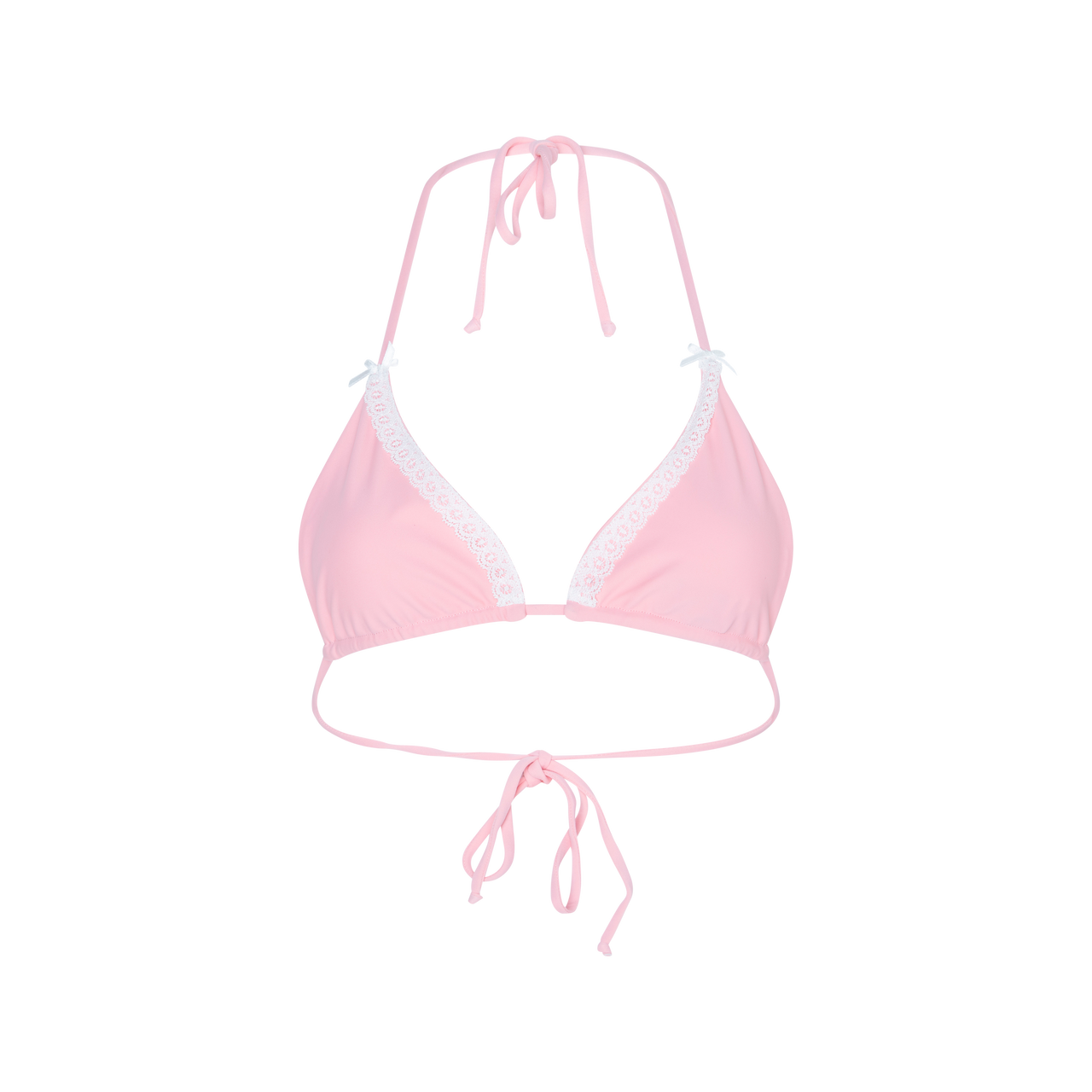 Carmen Pink Bikini Top by Mixedgals Basic.Space
