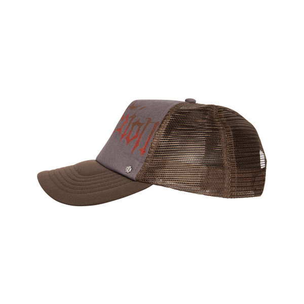 #209 Hand Painted Trucker Hat