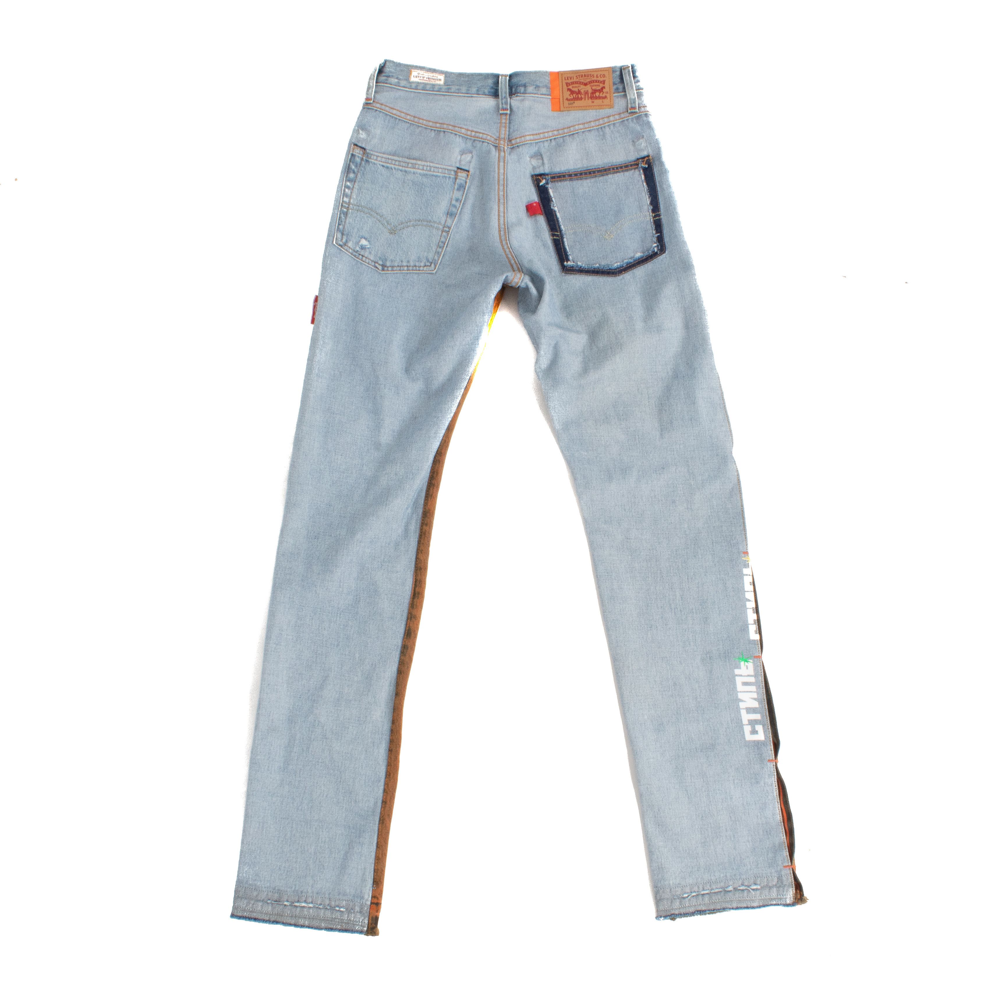 Limited Edition Levi's x Heron Preston 501 Jeans by Juliana 