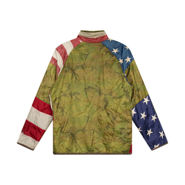 Old Park American Flag Military Jacket