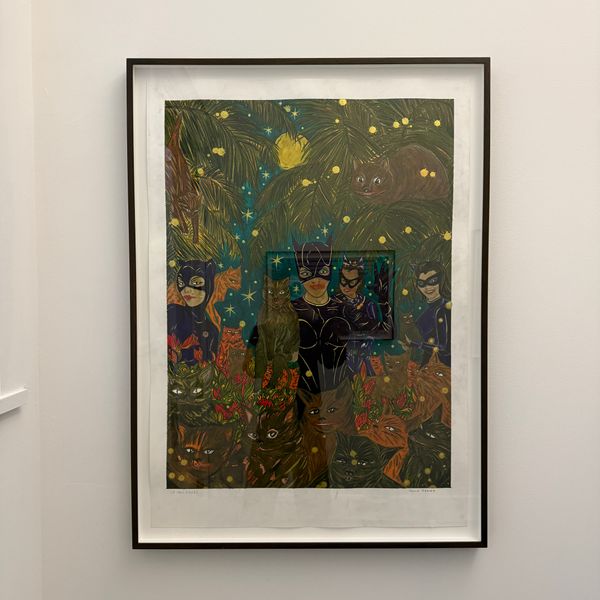 Cat ladies assemble by Marcel Dzama, 2024