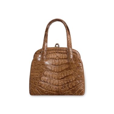 Brown Snakeskin Handbag