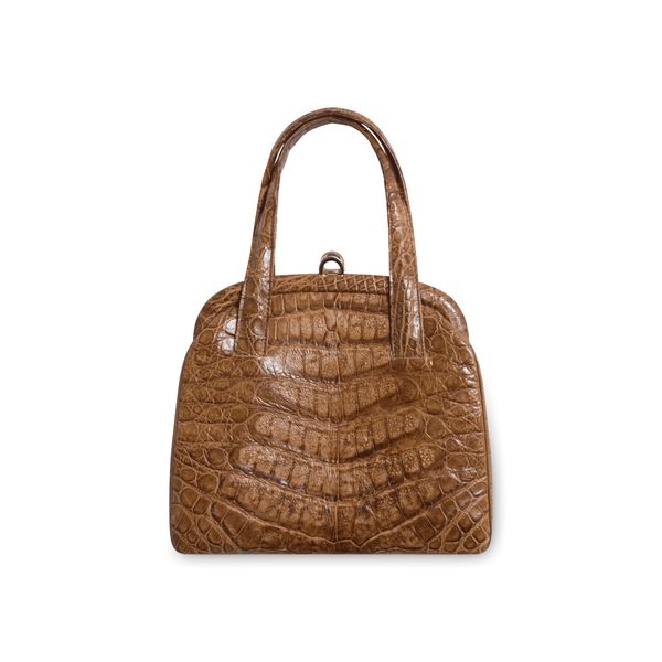 Brown Snakeskin Handbag