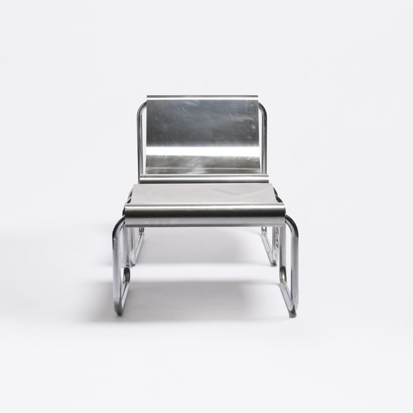 Low Armchair and Footrest by Patrick Gingembre, France, 1970s