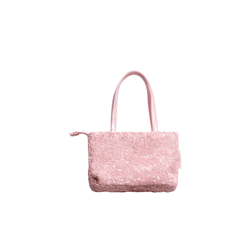 Weedie Baby Pink Sequin Mini Bag
