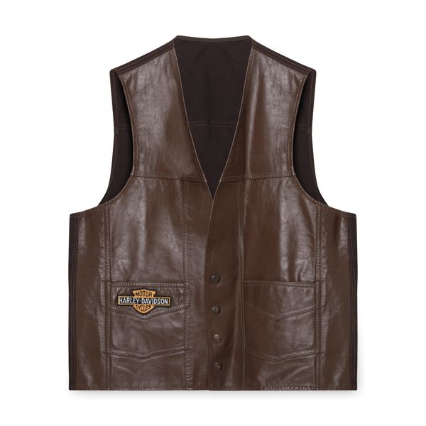 Harley Davidson Brown Vest