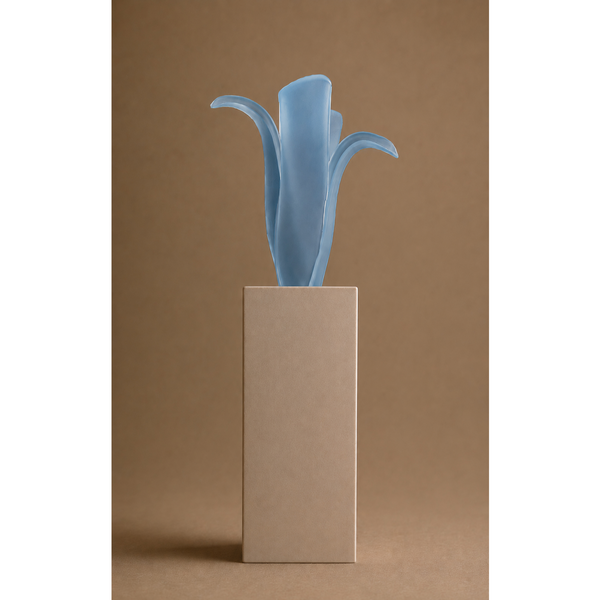 Sunburst - Velis Vase in Blue Matte