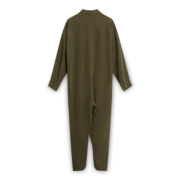 Datura Olive Green Ren Jumpsuit 