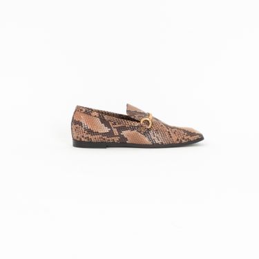 Stella McCartney Python Effect Faux Leather Loafers