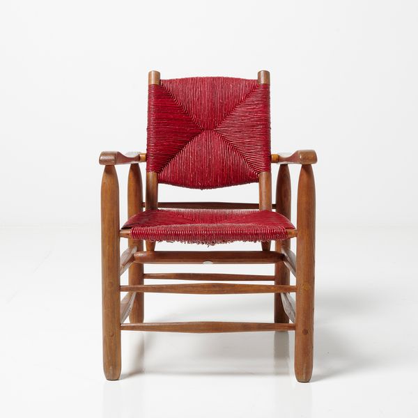 Straw Armchair by Charlotte Perriand, 1947