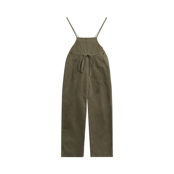 Kapital Olive Light Canvas Welder Overall