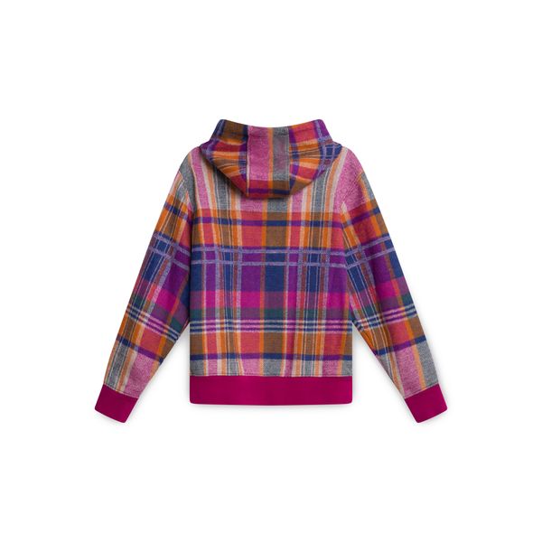 Noah Wool Check Hoodie