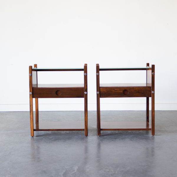 "Yara" Bedside Tables by Sergio Rodrigues