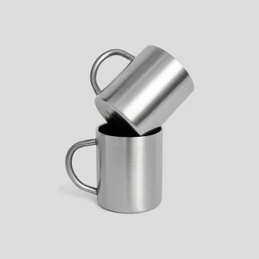 Stainless Steel Mug / Set Of 2