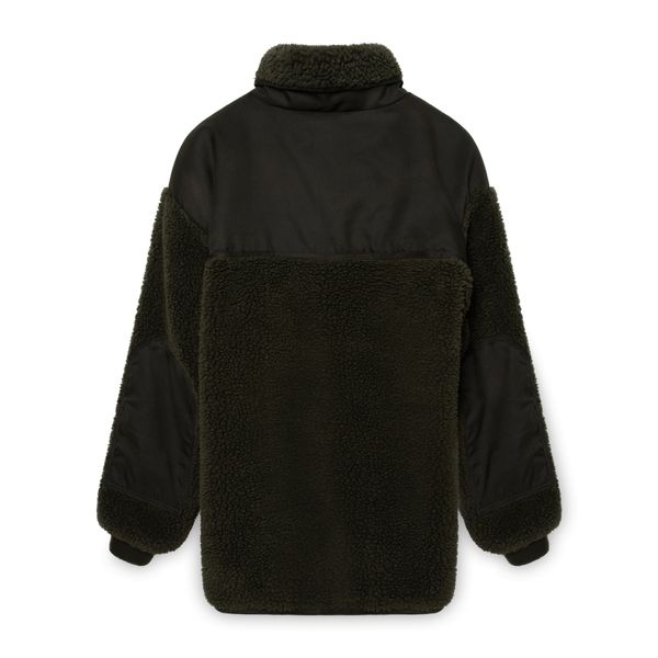 Heavy Olive Shearling Jacket