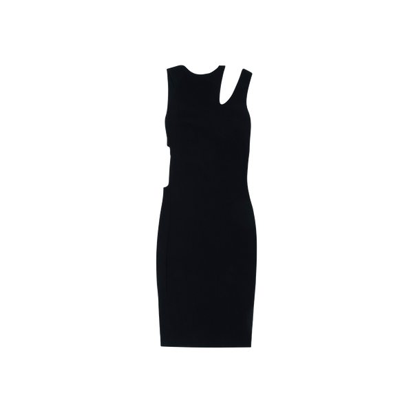 Helmut Lang Black Cutout Dress