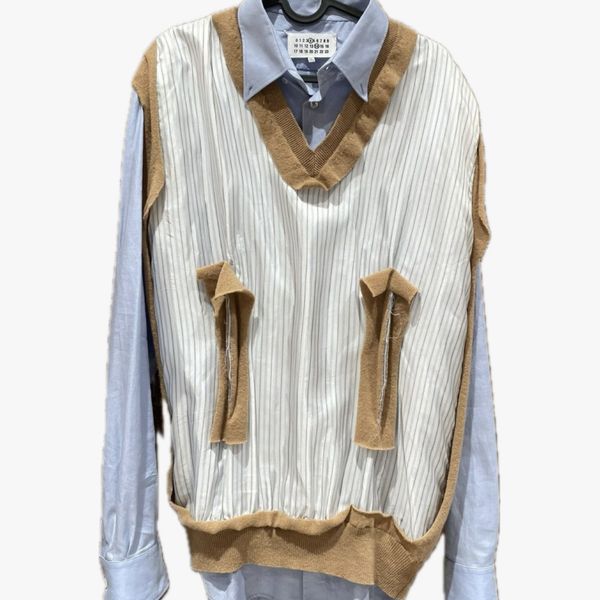 Maison Margiela Spliced Oxford Shirt