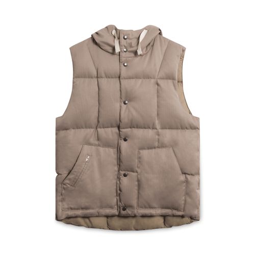 Garments Engineered Button-Down Vest - Tan