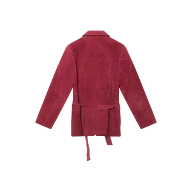 Vintage Red Suede Jacket