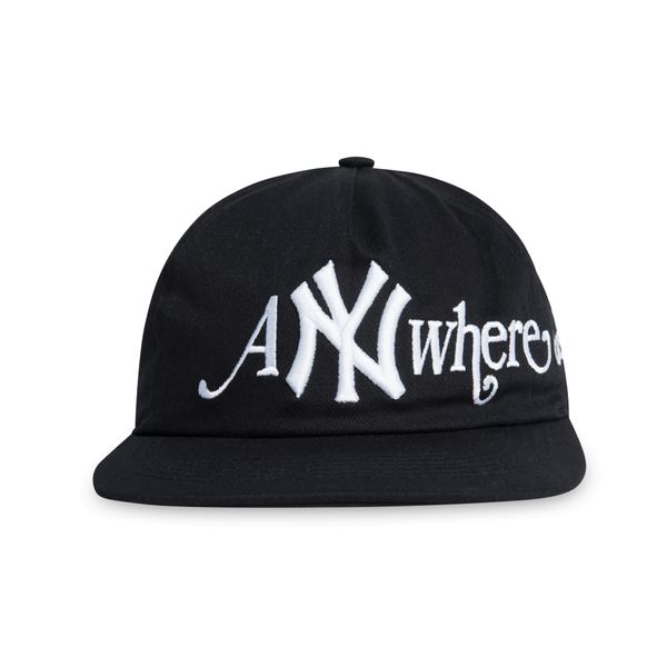 Black Anywhere 5 Panel Cap