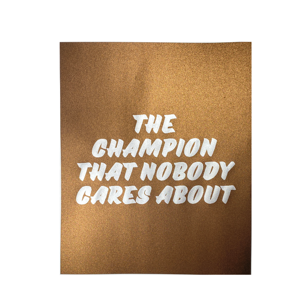 THE CHAMPION Print