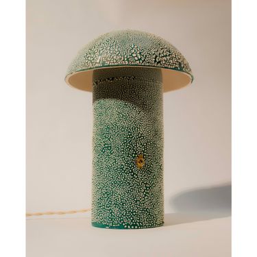 Crackle Mushroom Lamp