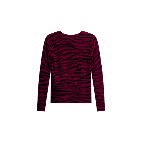 Marc Jacobs Pink Zebra Striped Sweater