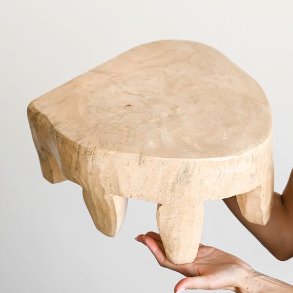 Eucalyptus Wood Sculptural Riser