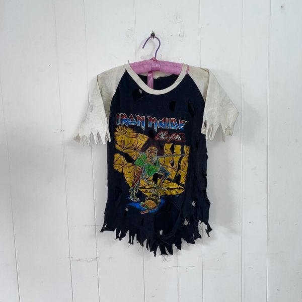 Thrashed 1982 Iron Maiden Official Tour Tee