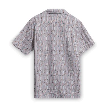 Brain Dead Printed Short Sleeve Button-Up Shirt 