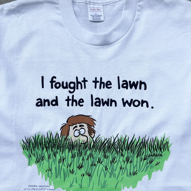 1990s I Fought The Lawn Single Stitch Tee