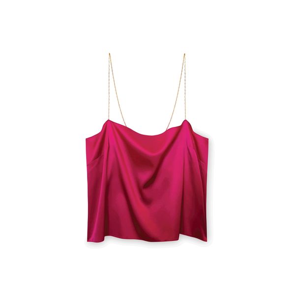 Silk Hot Pink Cami Tank