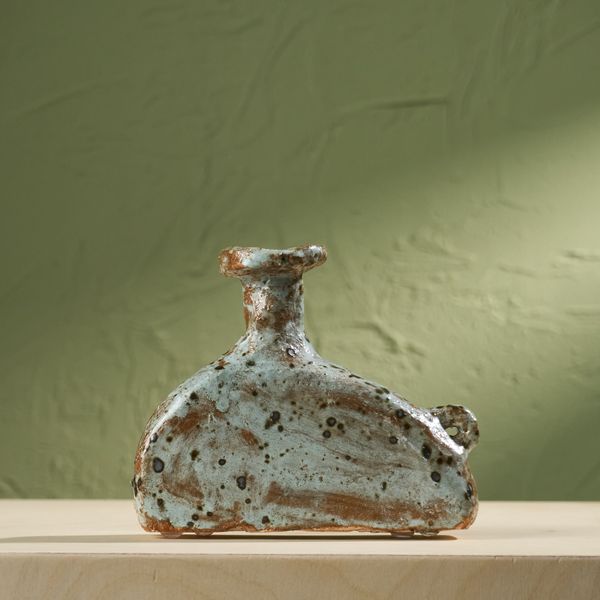 Willem van Hooff Tiny Core Vessel, Glazed Earthenware, The Netherlands, 2020s