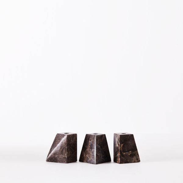 Pyramid Candle Holders by Edin & Lina Kjellvertz