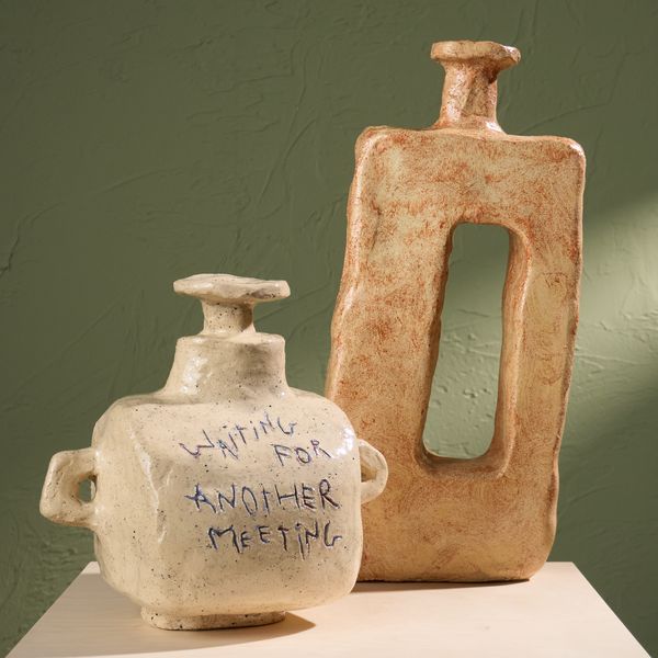 Set of Two Core Vessels by Willem van Hooff, Glazed Earthenware, The Netherlands, 2020s