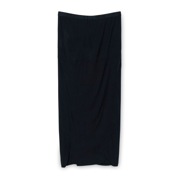 Rick Owens Lilies Black Midi Skirt