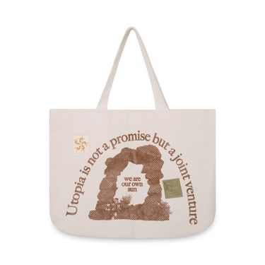 Behold! Natural Tote With Labels