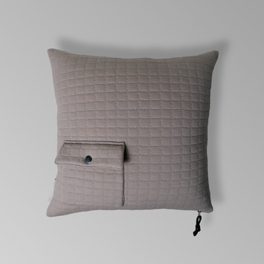 The Stash Pillow in Light Sand