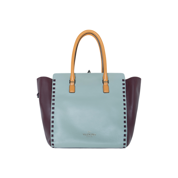 Valentino Rockstud Multicolor Tote Bag