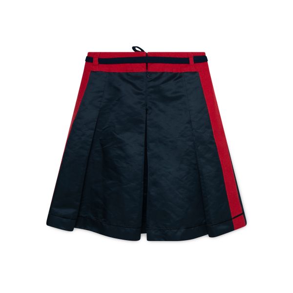 Miu Miu Navy and Red Skirt