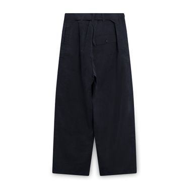 Lemaire High-Waist Trousers with Belt - Black