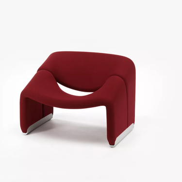 Groovy chair in Pomegranate