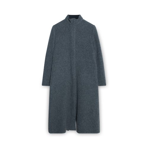Miu Miu Grey Fleece Coat