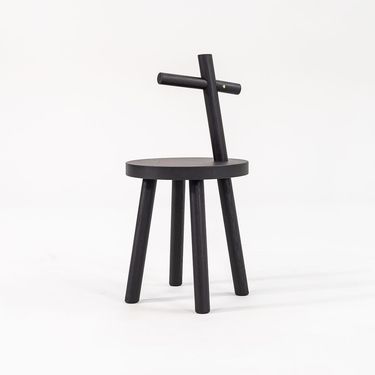 Woody Oak Side Table with Black Stain by Marcel Wanders for MOOOI, 2022