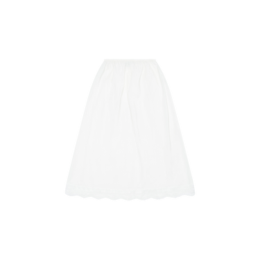Vintage Christian Dior White Slip Skirt