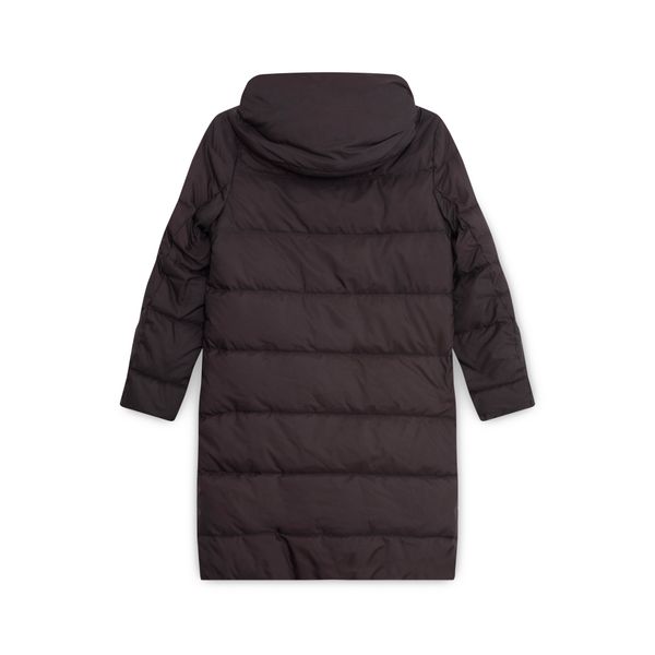 Slobe Iena Black Long Hooded Puffer